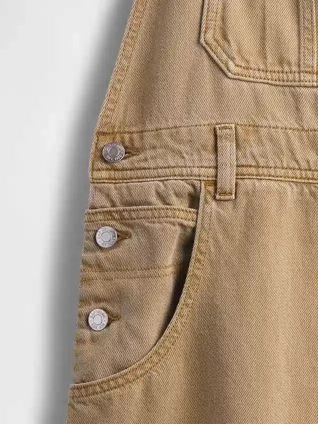 Ultramyke denim-overalls i hestesko-modell