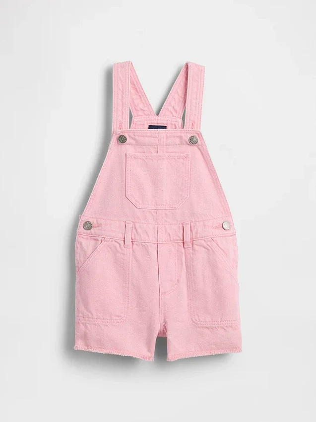 Ultramyke denim-shorteoveraller for Baby og Småbarn