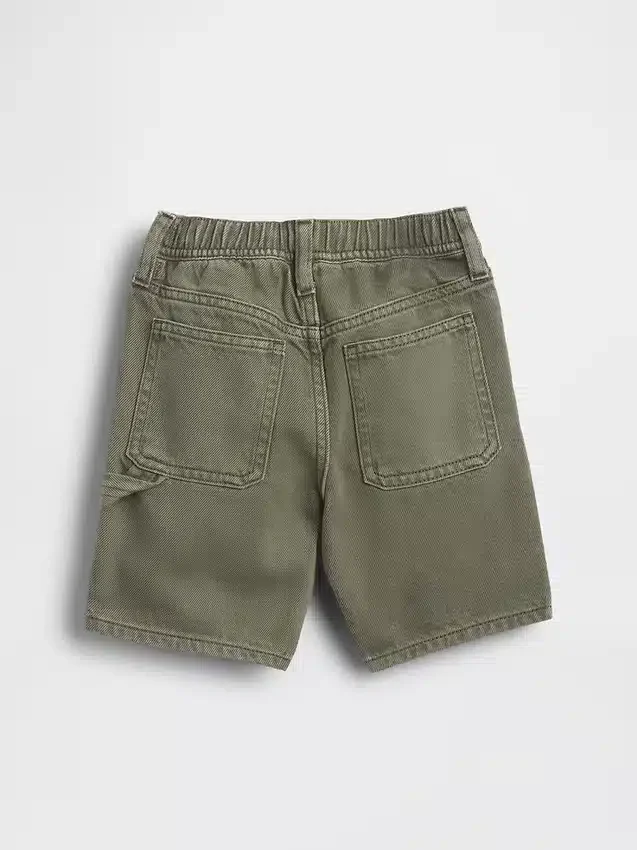 Ultramyke denim-shorts med elastisk linning for Baby og Småbarn