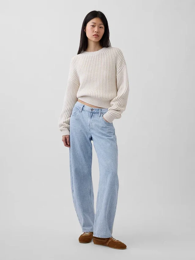 Ultramyke jeans med lav midje