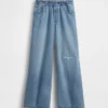 Ultramyke, lavt sittende baggy-Jeans for barn