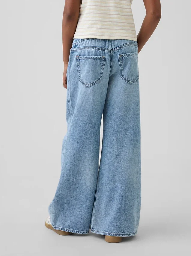 Ultramyke, lavt sittende baggy-Jeans for barn