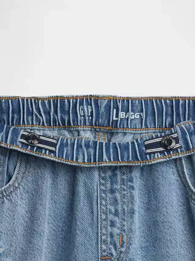 Ultramyke, lavt sittende baggy-Jeans for barn