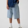 Ultramyke, løse denimshorts for barn