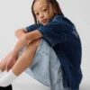 Ultramyke, løse denimshorts for barn