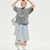 Ultramyke, løse denimshorts for barn