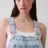 Ultramyke, løse kortslåtte overalls i denim