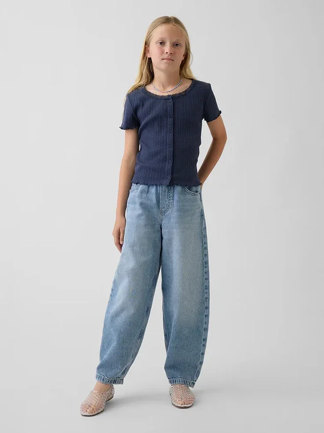 Ultramyke, løse og smalere Jeans for barn