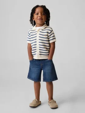 Ultramyke, løse shorts i denim for Baby og Småbarn