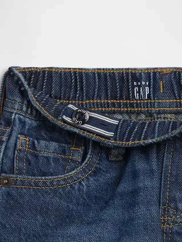 Ultramyke, løse shorts i denim for Baby og Småbarn