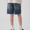 Ultramyke, løstsittende «90-talls»-jeansshorts for barn