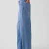 Ultramyke, løstsittende Jeans med lav midje i 90-tallsstil