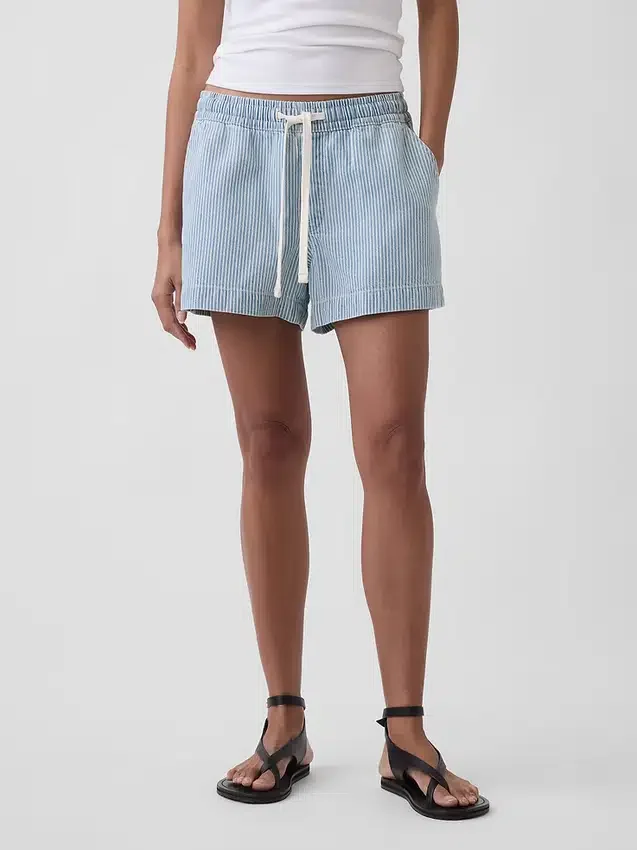Ultramyke, stripete Easy-Shorts i denim
