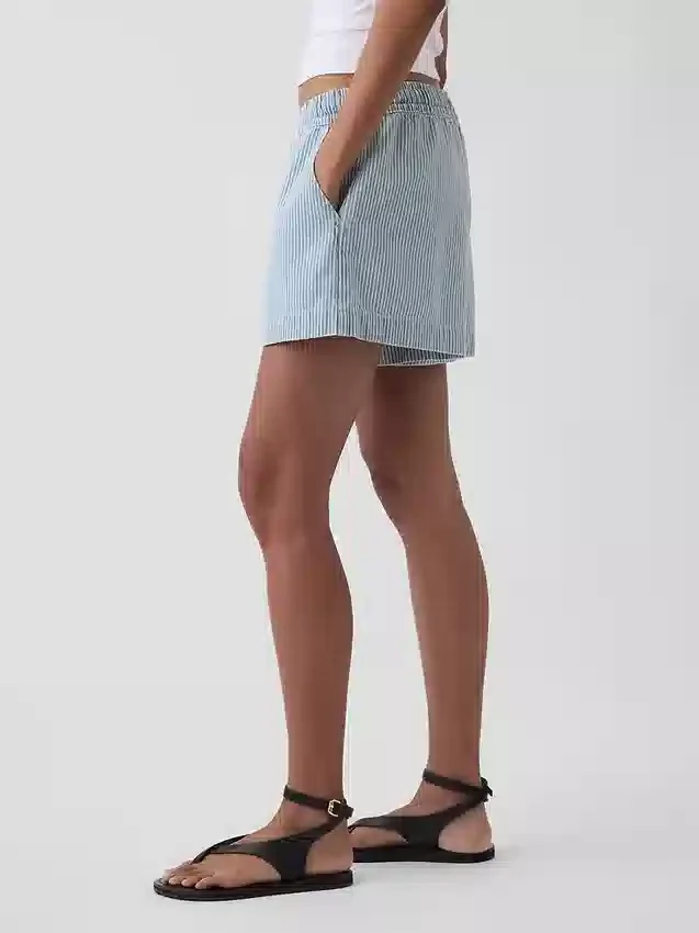 Ultramyke, stripete Easy-Shorts i denim