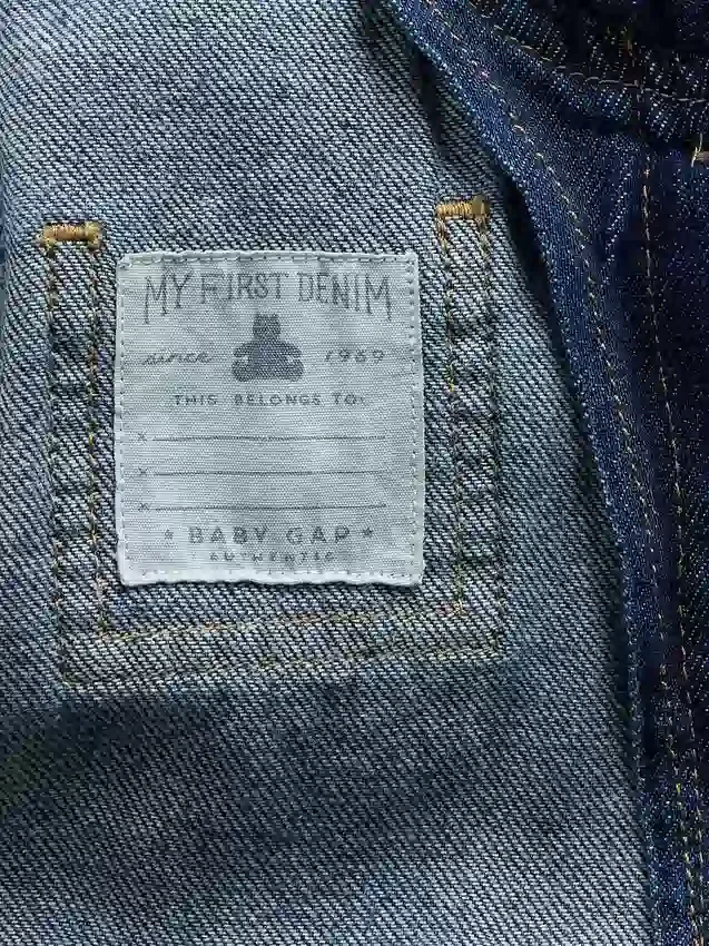 Ultramykt denimjakke med hette for babyer