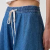 Ultramykt mini-skjørt i denim