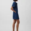 Ultramykt miniskjortekjole i denim
