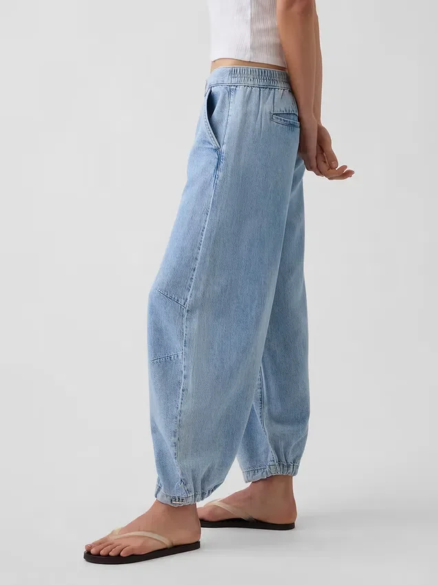 Ultrasofte Horseshoe-Jeans med middels høy midje
