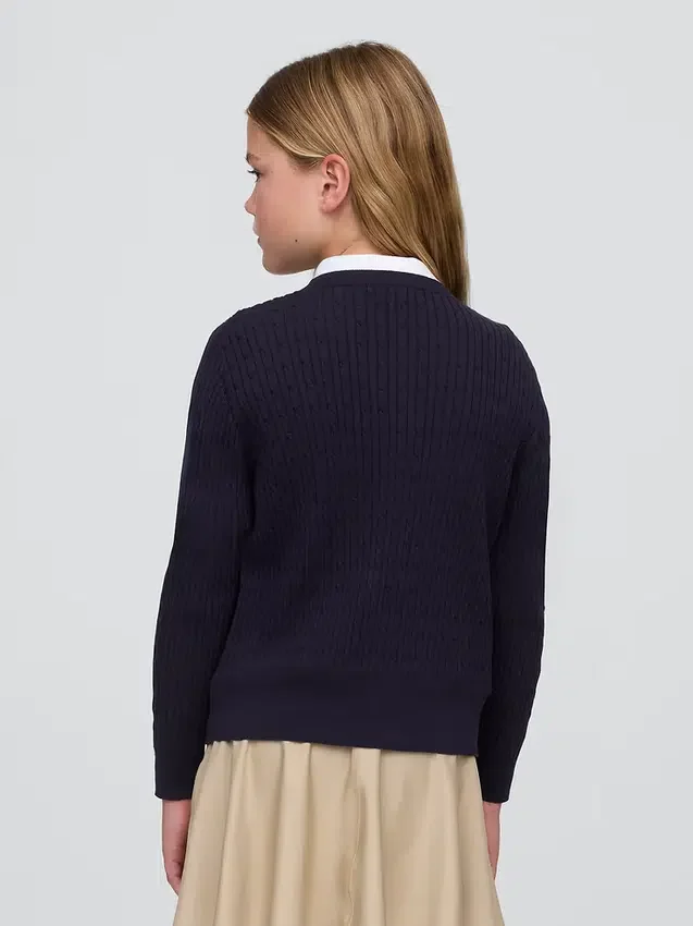 Uniform-cardigan for barn