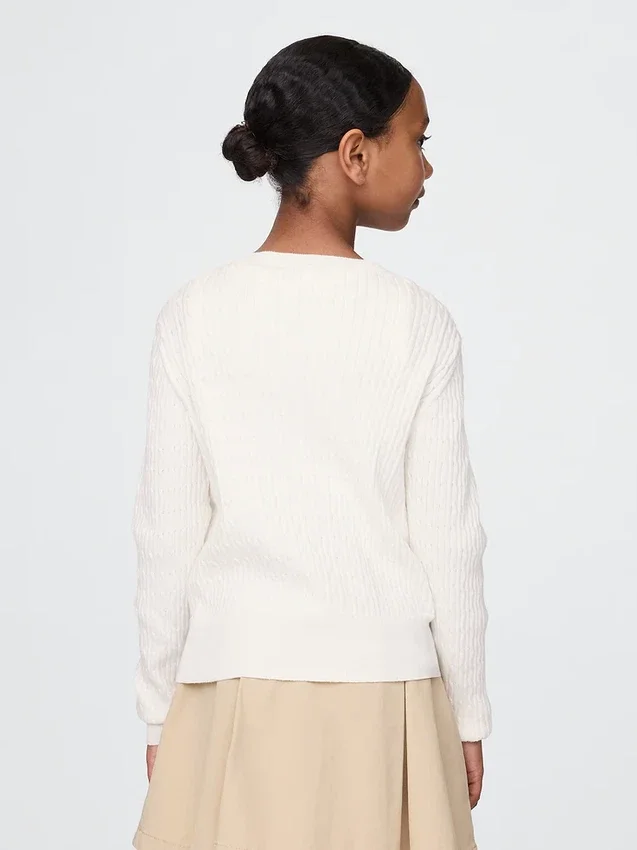Uniform-cardigan for barn