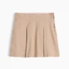 Uniformskjørt med plissering i khaki for barn