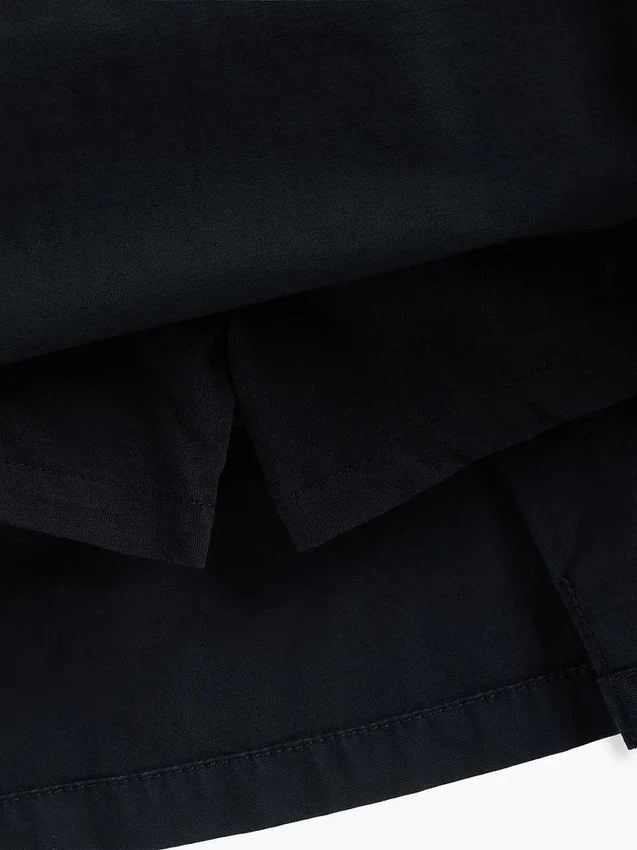 Uniformskjørt med plissering i khaki for barn