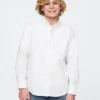 Uniformsskjorte i avslappet Oxford-stil for barn