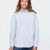 Uniformsskjorte i avslappet Oxford-stil for barn