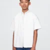 Uniformsskjorte i avslappet Oxford-stil for barn