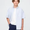 Uniformsskjorte i avslappet Oxford-stil for barn