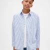 Uniformsskjorte i avslappet Oxford-stil for barn