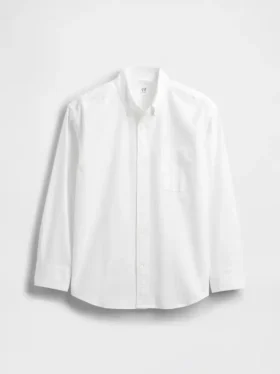 Uniformsskjorte i avslappet Oxford-stil for barn