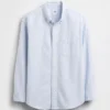 Uniformsskjorte i avslappet Oxford-stil for barn