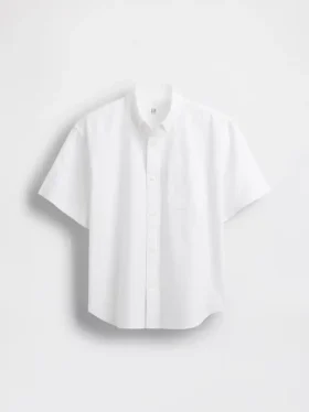 Uniformsskjorte i avslappet Oxford-stil for barn