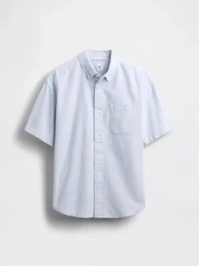 Uniformsskjorte i avslappet Oxford-stil for barn