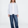 Uniformsskjorte i avslappet Oxford-stil for barn