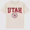 University of Utah Collegiate Seal mørk grafisk T-skjorte
