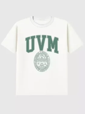 UVM College Crest-T-skjorte med grafisk trykk
