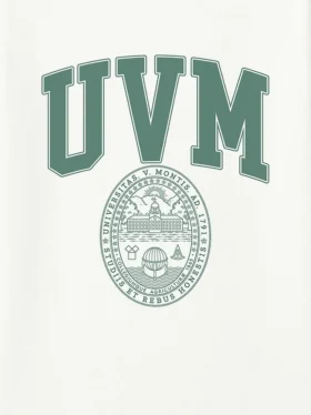 UVM College Crest-T-skjorte med grafisk trykk