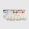 Varsity Stripe Quarter Crew-sokker for Baby og Småbarn (7-pakning)