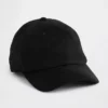 Vegansk baseballcap i semsket skinn