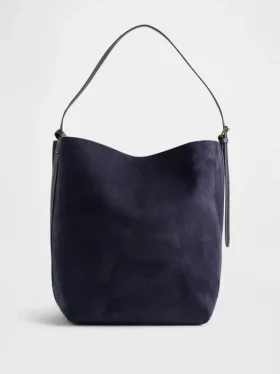 Vegansk skinnveske i suede