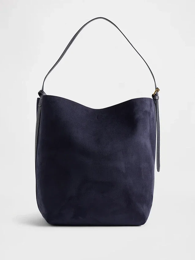 Vegansk skinnveske i suede