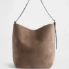Vegansk skinnveske i suede