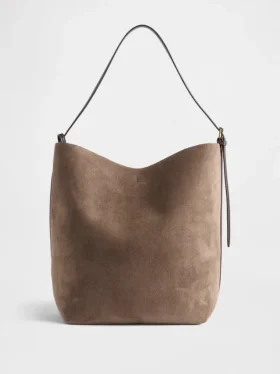 Vegansk skinnveske i suede