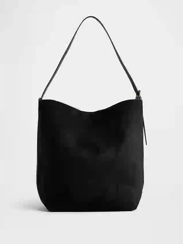 Vegansk skinnveske i suede