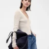 Vegansk skinnveske i suede