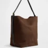 Vegansk skinnveske i suede