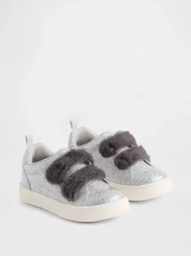 Veganske glitter-joggesko for småbarn
