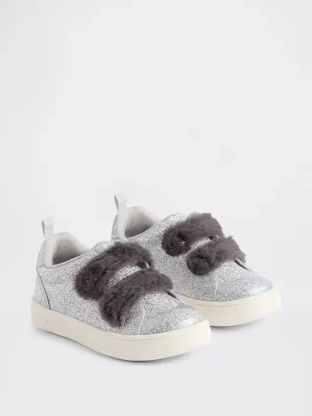 Veganske glitter-joggesko for småbarn